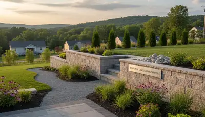 Easton, PA landscaping crew providing professional lawn care and landscape maintenance
