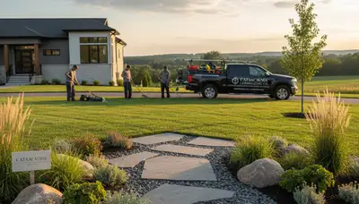 Landscaping team serving Easton, PA with professional lawn care and property maintenance