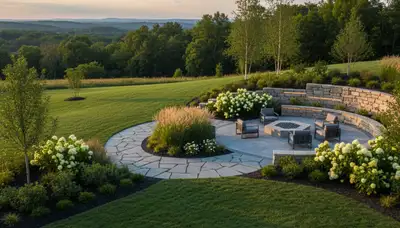 Landscaping crew serving Easton, PA with professional lawn and landscape maintenance